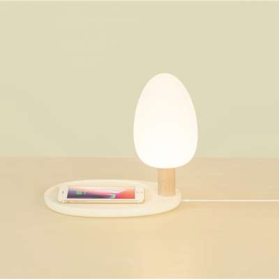 3 IN 1 Table Desk LED Lamp Night Light With Qi Wireless Phone Charger